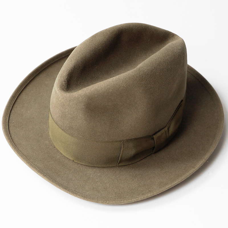 ■40年代美品【ROYAL STETSON】極上ビンテージ/ロイヤルステットソン/THE AVENUE/プロダクトシール/中折フェドラハット/サイズ7/頭回り56㎝_画像2