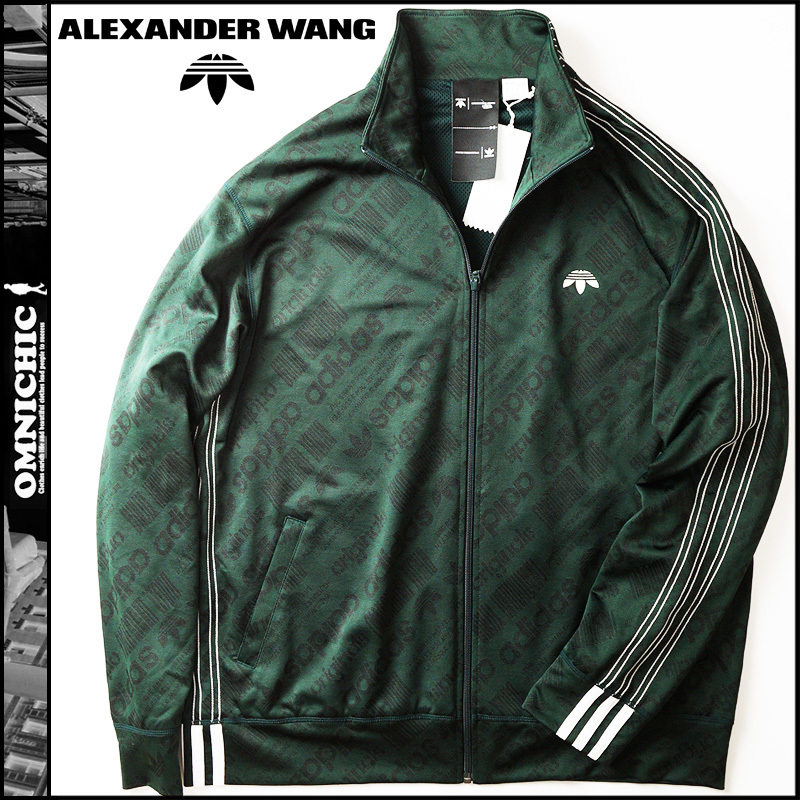 ■限定新品3.8万【adidas originals by ALEXANDER WANG】アディダスオリジナルスアレキサンダーワンロゴコラボジャージー2XO/US L_画像1