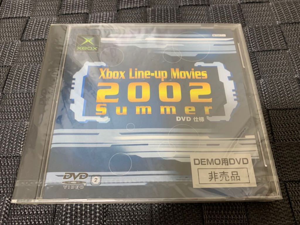 XBOXソフト非売品DVD マイクロソフト XBOX Line up Movies 2002 summer 未開封 非売品 送料込 Microsoft XBOX DEMO DVD DISC not for sale_画像1