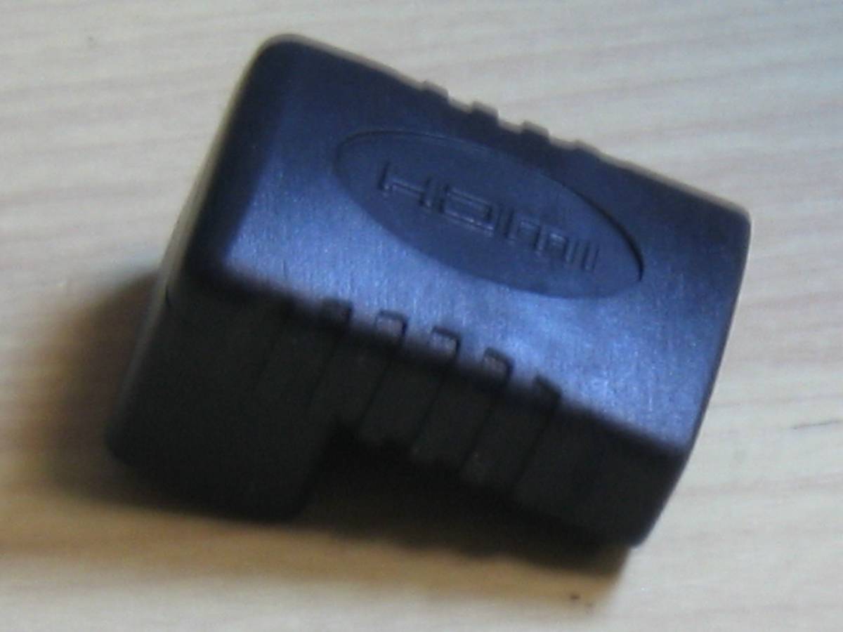 (送料120円～) HDMI 90度 直角 L字 メス ⇔ メス 変換 19ピン 在庫２_画像3
