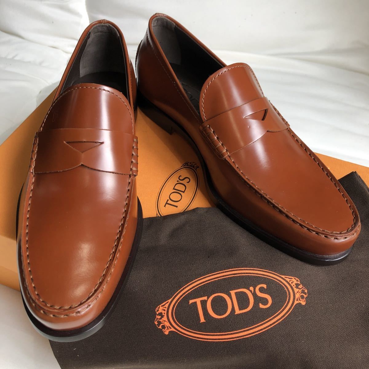 超歓迎 6.5サイズ TOD's トッズ 新品未使用 ローファー レザーソール