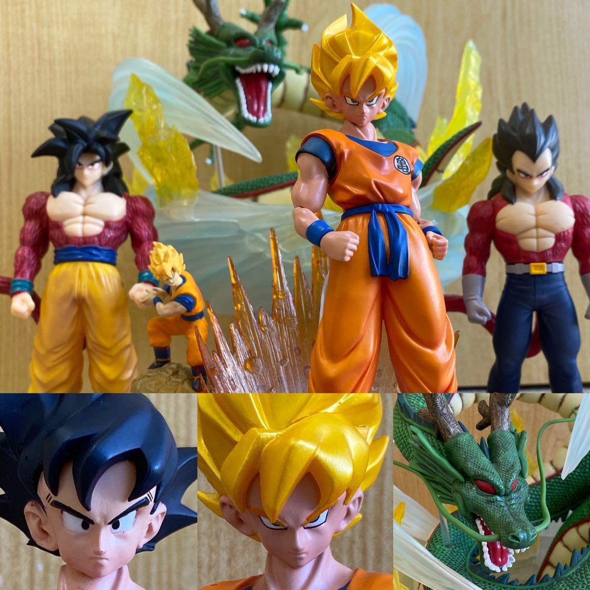 ドラゴンボール【神龍】悟空!GT!ベジータ!非売品!ジオラマに!フィギュア!超サイヤ人4!エフェクトパーツ!入手困難!ジオラマに!