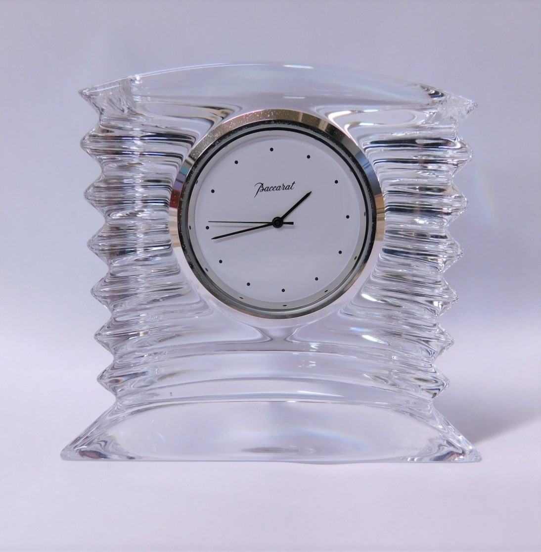 品質のいい ラランド バカラ Baccarat クロック バカラクリスタル 置き時計 置時計 バカラ