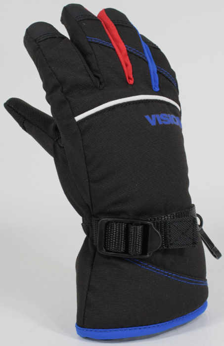504円 【5%OFF】 新品 VISION ビジョン キッズスキーグローブ 男の子用スキーグローブ サイズ KM カラー ブラック