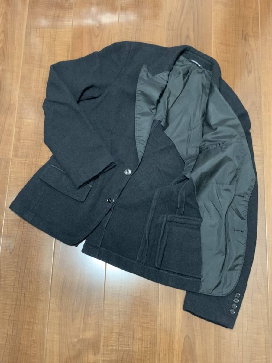  внутренний стандартный * [DOLCE & GABBANA]smo- King laperutaki Sea Doo ru tailored jacket 44 черный Италия производства Dolce & Gabbana 