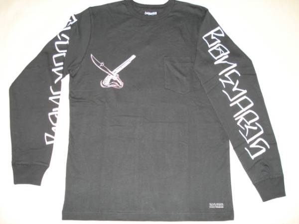 Stussy x Neighborhood Boneyards Yard Pocket Crew чёрный M новый товар Stussy Neighborhood футболка с длинным рукавом карман NY LA TOKYO LONDON