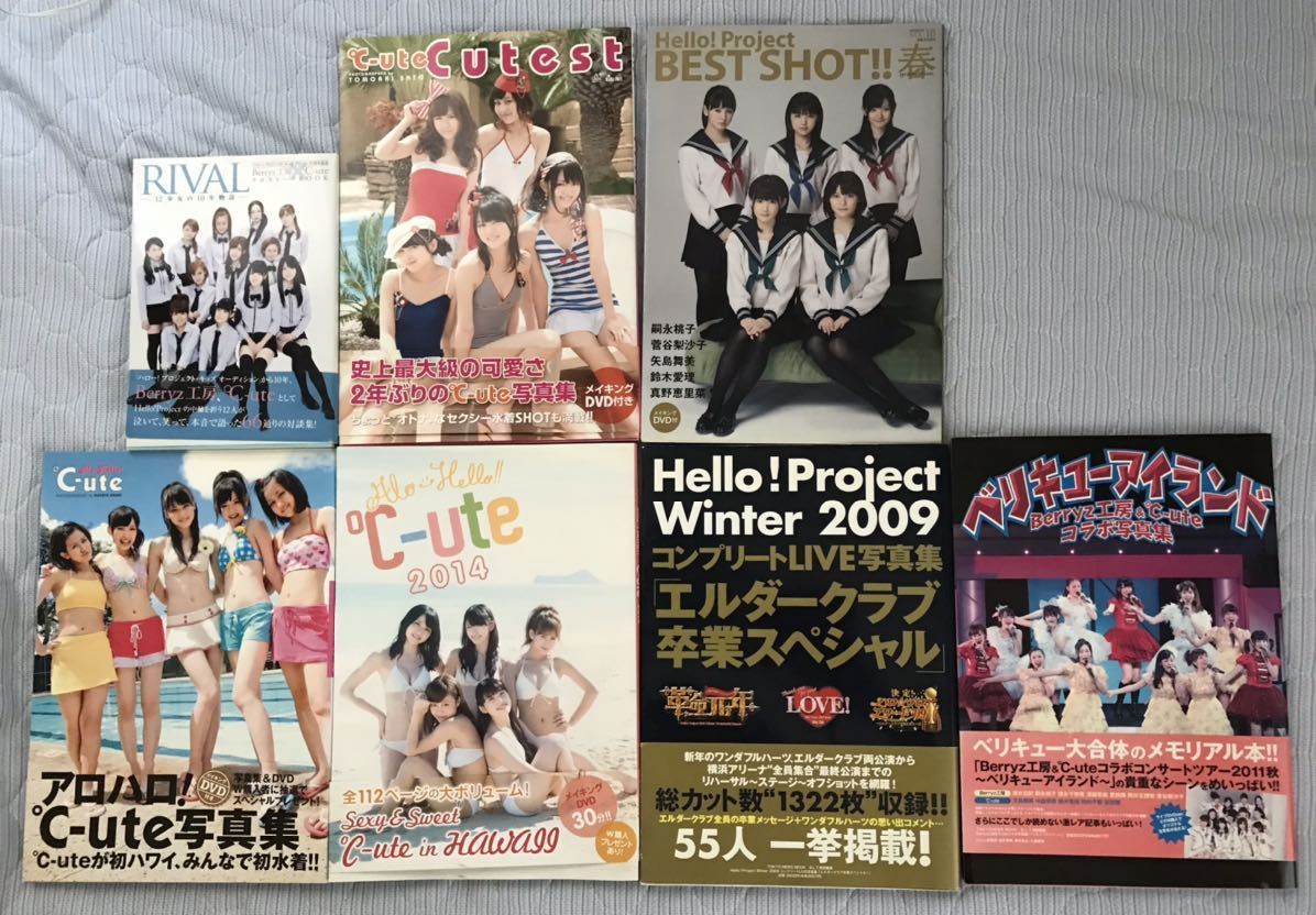 ハロプロ 雑誌 写真集 7冊 Hello project ライブ コンサート ℃-ute ...
