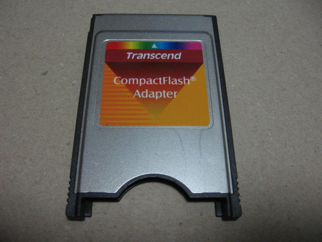 Transcend Compact Flash CF Adapter Card Card