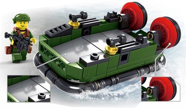 レゴ ブロック 互換 軍事車両 6台 ミニフィグ 6体セット LEGO 戦争 クラシック 男の子 人気 安い おもちゃ キッズ 子ども DJ717_画像7