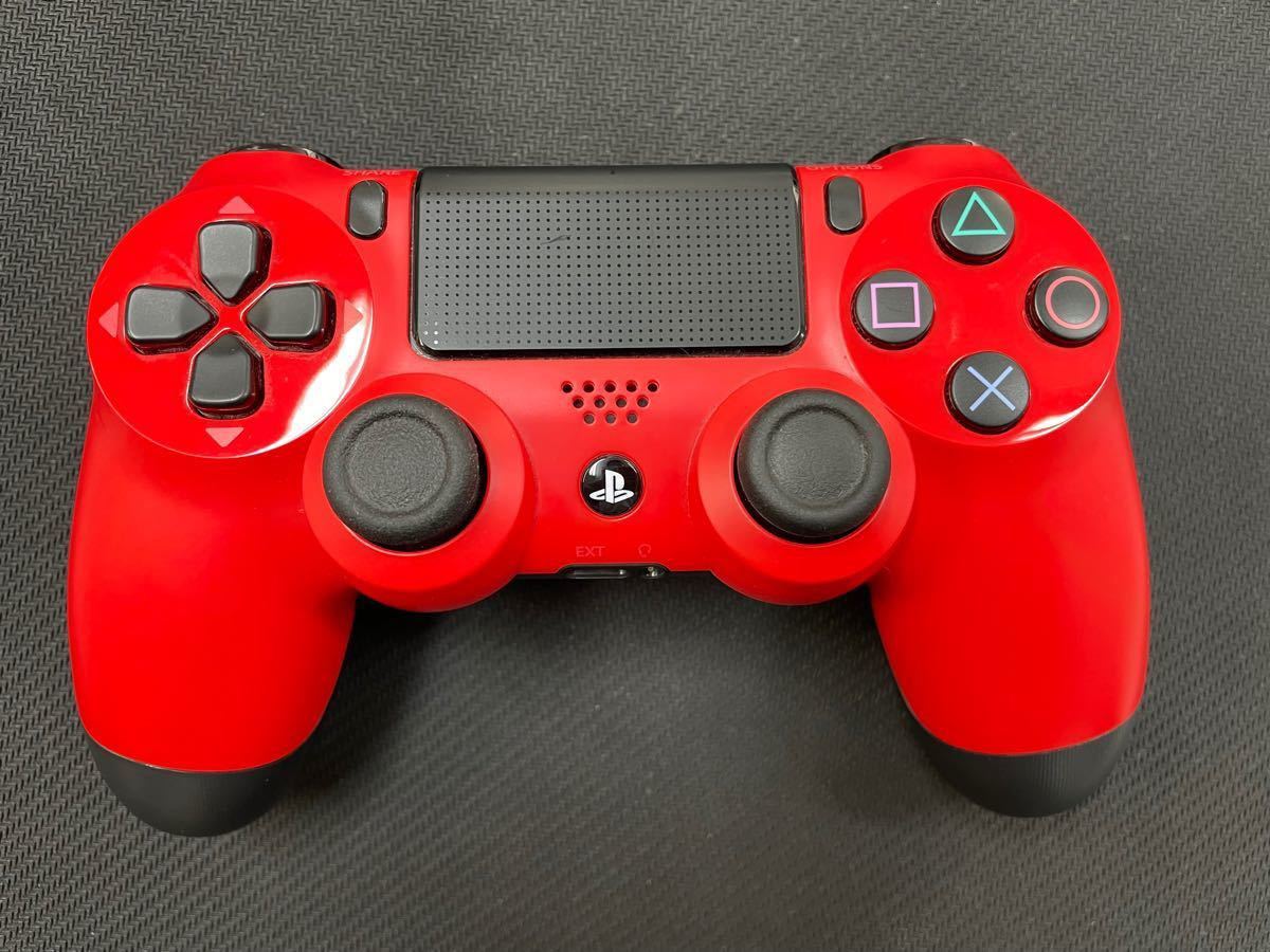 PS4コントローラー DUALSHOCK4 マグマレッド