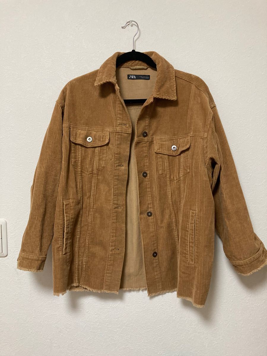 ZARA レディース ザラ XS コーデュロイジャケット