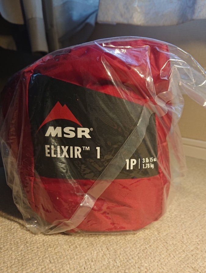 【新品未使用】MSR ELIXIR 1 エリクサー  軽量高機能テント  ソロキャン デュオキャン 登山 