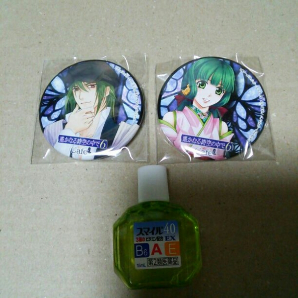  free shipping prompt decision Harukanaru Toki no Naka de 6 can badge 2 kind set 