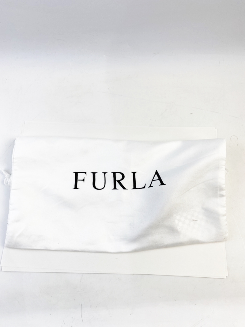 美品　FURLA フルラ 226145 チェーンショルダーバッグ ゴールド金具 ブラック レディース_画像9