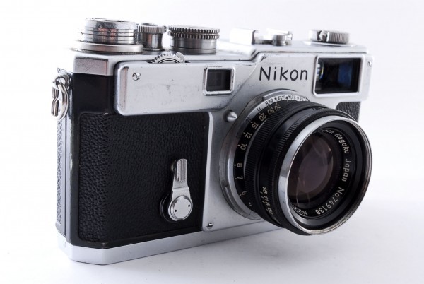 美品 Nikon ニコン S3 レンジファインダーカメラ レンズ NIKKOR-H 1:2 f=5cm シャッター確認済み 861942_画像3