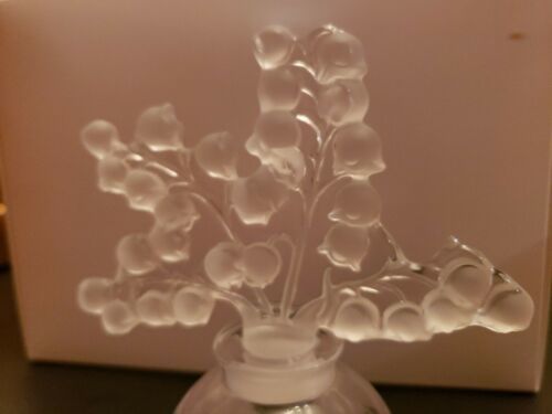 ラリック クリスタル Lily Of the Valley 香水 ボトル 瓶 RARE Lalique_画像3