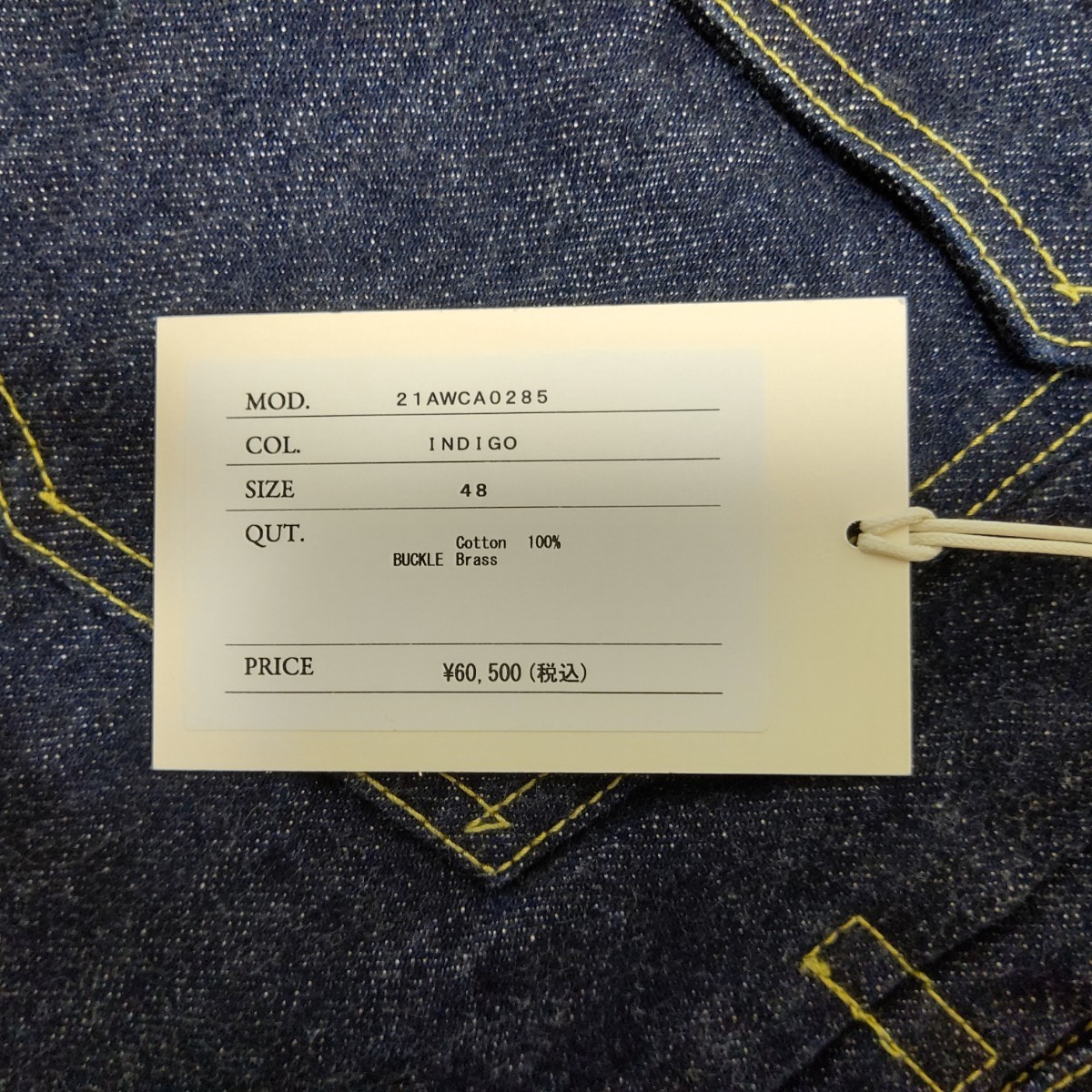 新品】cantate T-Back Jacket 2nd Type Size:48(L) | www