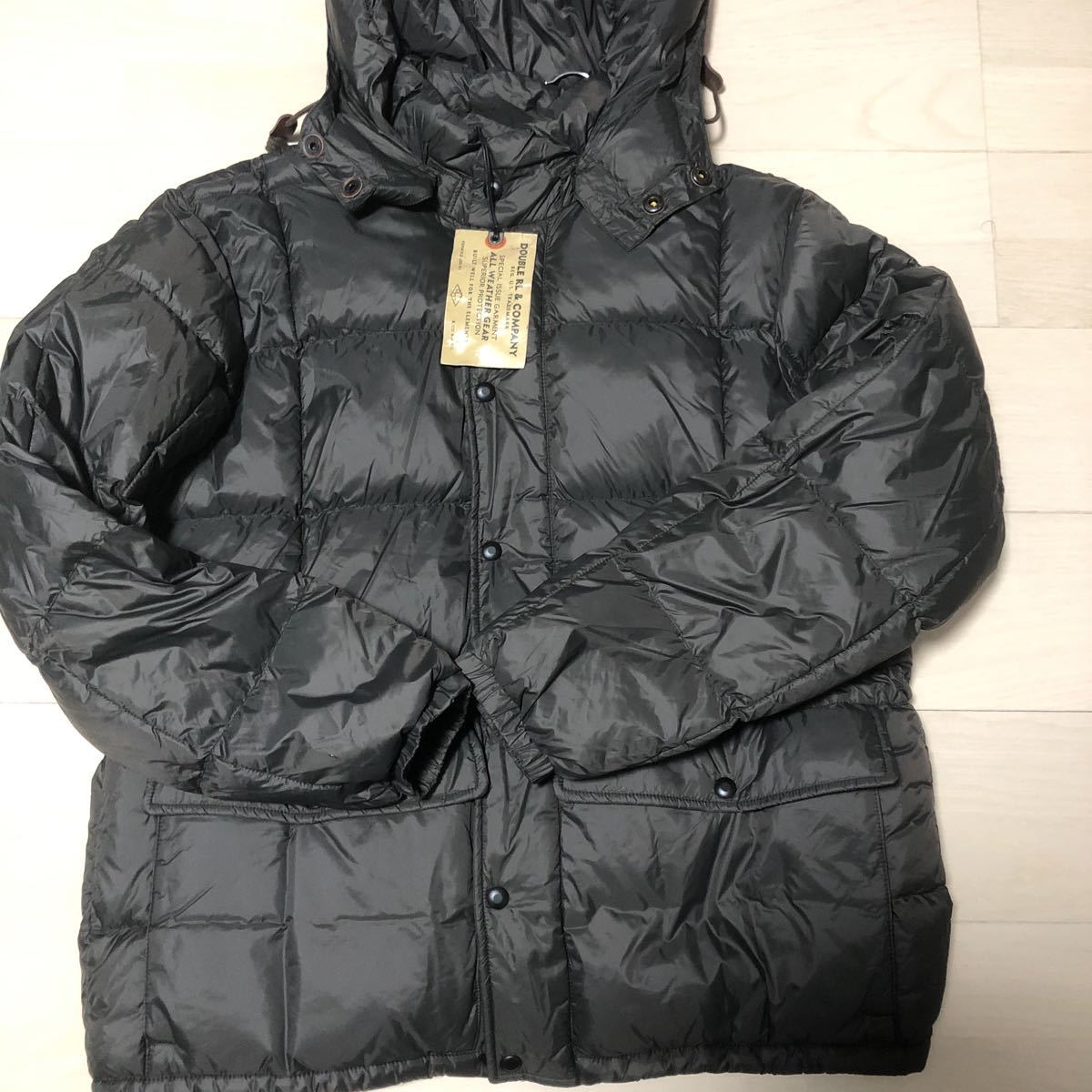 RRL キルテッド フーデッド ジャケット L 新品 RRL キルテッド フーデッド ジャケット M ダウン イエロー