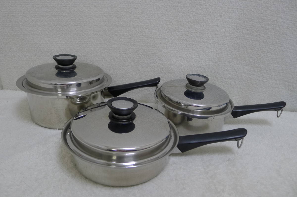 製造 【送料無料】アムウェイ クイーン 鍋 ソースパン&フライパンセット 調理器具
