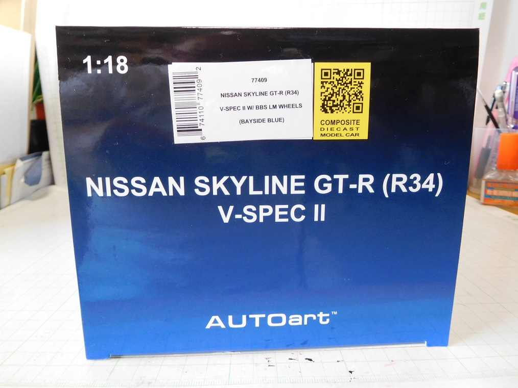 ◎Aa1/18 日産 スカイライン GT-R (R34) VスペックⅡ ベイサイド ◎Aa1/18 日産 スカイライン GT-R (R34) VスペックⅡ ベイサイド