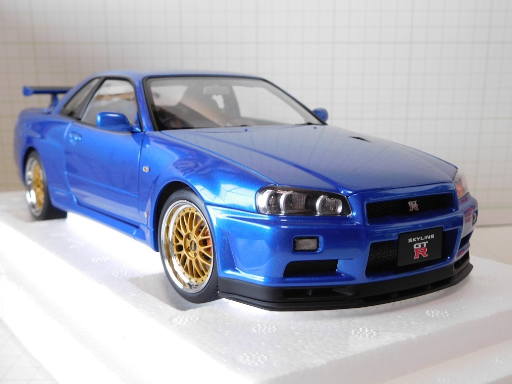 ◎Aa1/18 日産 スカイライン GT-R (R34) VスペックⅡ ベイサイド ◎Aa1/18 日産 スカイライン GT-R (R34) VスペックⅡ ベイサイド