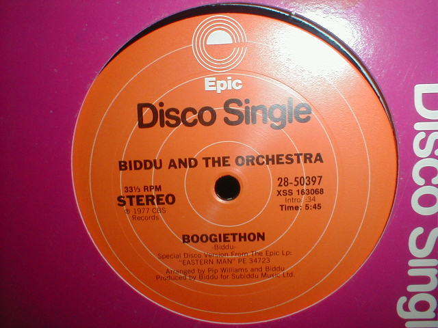 Biddu And The Orchestra - Funky Tropical / Boogiethon 12 INCH_画像2