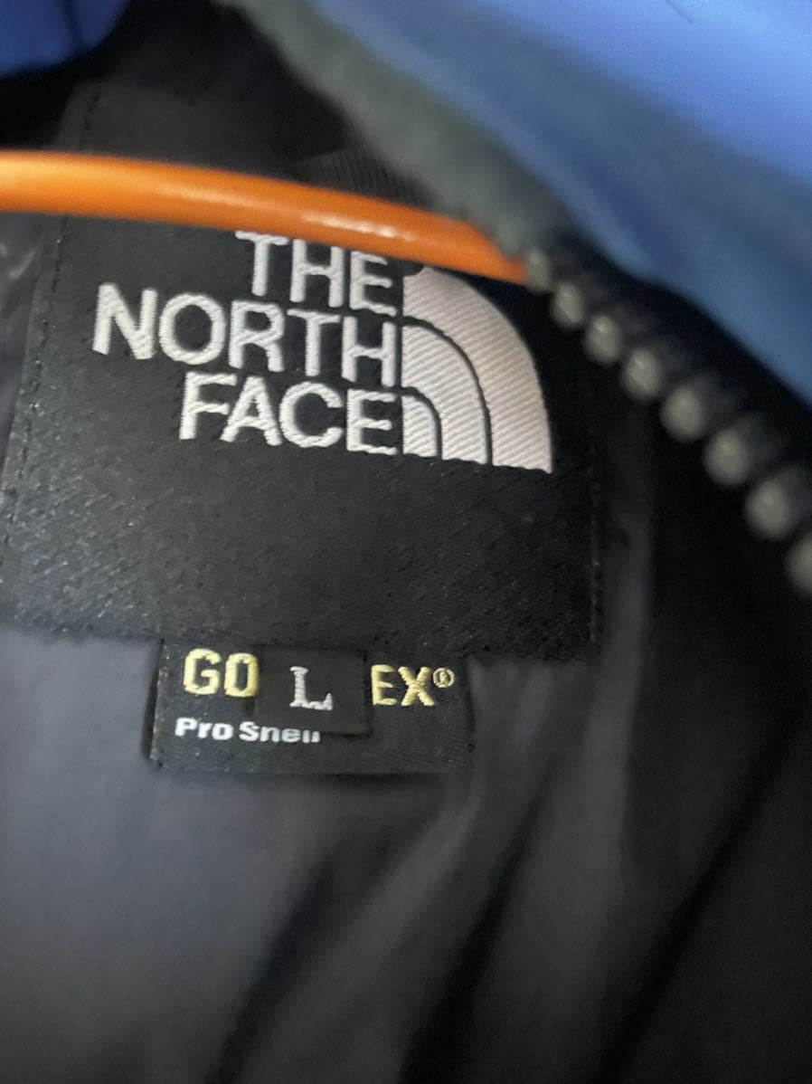 THE NORTH FACE GORE-TEX マウンテンジャケット ゴアテックス マウンテンパーカー ザノースフェイス lサイズ　l ブルー_画像4