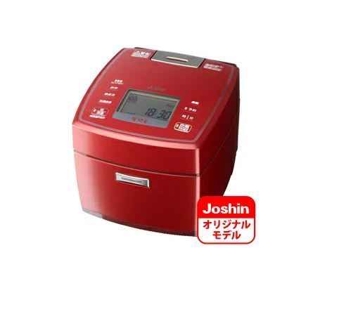 送料無料 新品保証付 三菱電機 IHジャー炊飯器 1.8L(1升)炊き 『備長炭 炭炊釜』 NJ-V18AJ-R 日本製 即決 直販一掃 炊飯器 1升炊き 備長炭 炭炊釜 三菱電機 赤 IHジャー炊飯器 炊飯器