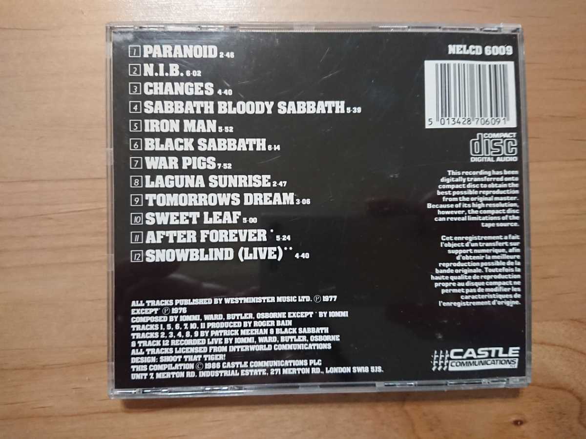 ★ブラック・サバス Black Sabbath ★グレイテストヒッツ Greatest Hits ★CD ★ケーススレあり ★中古品