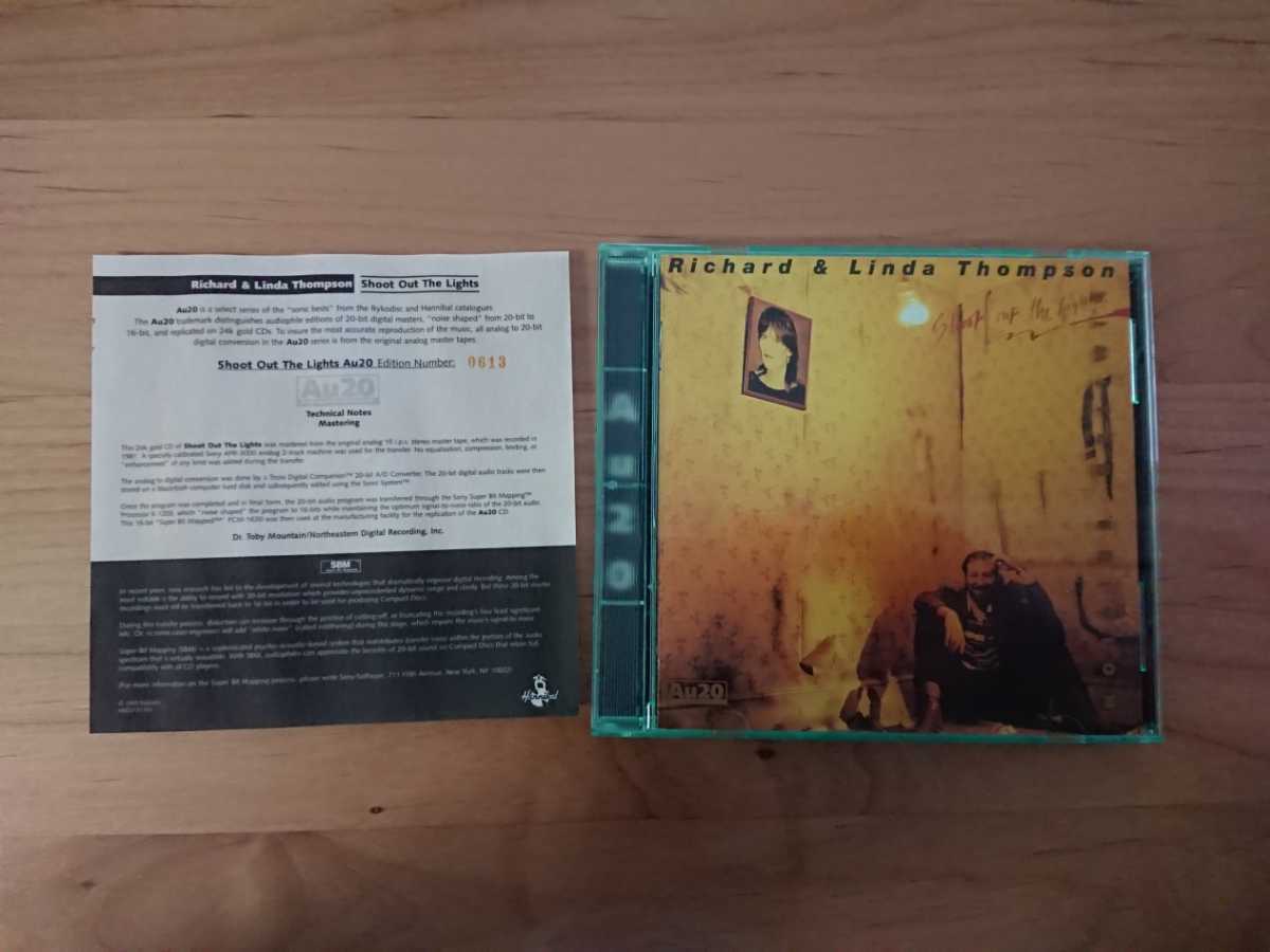 ★リチャード&リンダ・トンプソン Richard Thompson & Linda ★Shoot Out the Lights ★CD ★シリアルナンバー入り ★中古品