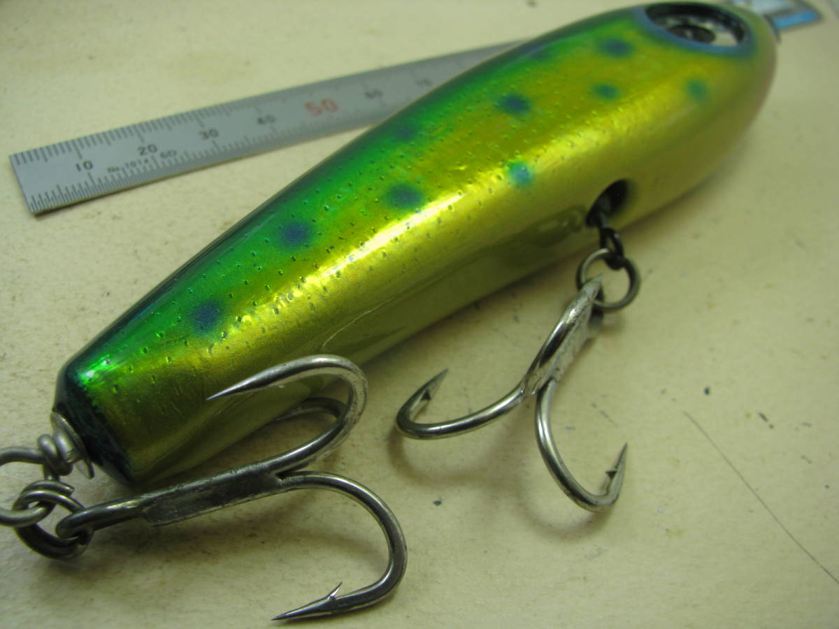 マギーガーラ マギィーガーラ ジャーキングベイト130㎜ ミドキン/ホイル貼り 都 MaggyGara JerkingBait TopWater Pencilbait 西表島 _画像5