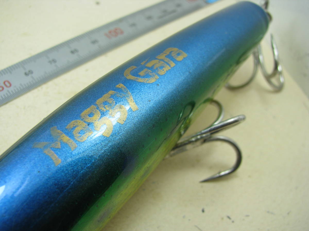 マギーガーラ マギィーガーラ ジャーキングベイト130㎜ ミドキン/ホイル貼り 都 MaggyGara JerkingBait TopWater Pencilbait 西表島 _画像2