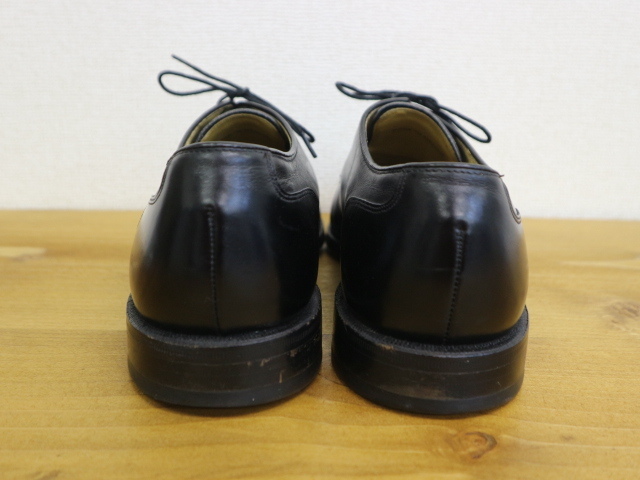 JOHNSTON&MURPHY Uチップ レザー シューズ US9 27cm ブラック 本革 革靴 ジョンストン＆マーフィー_画像5