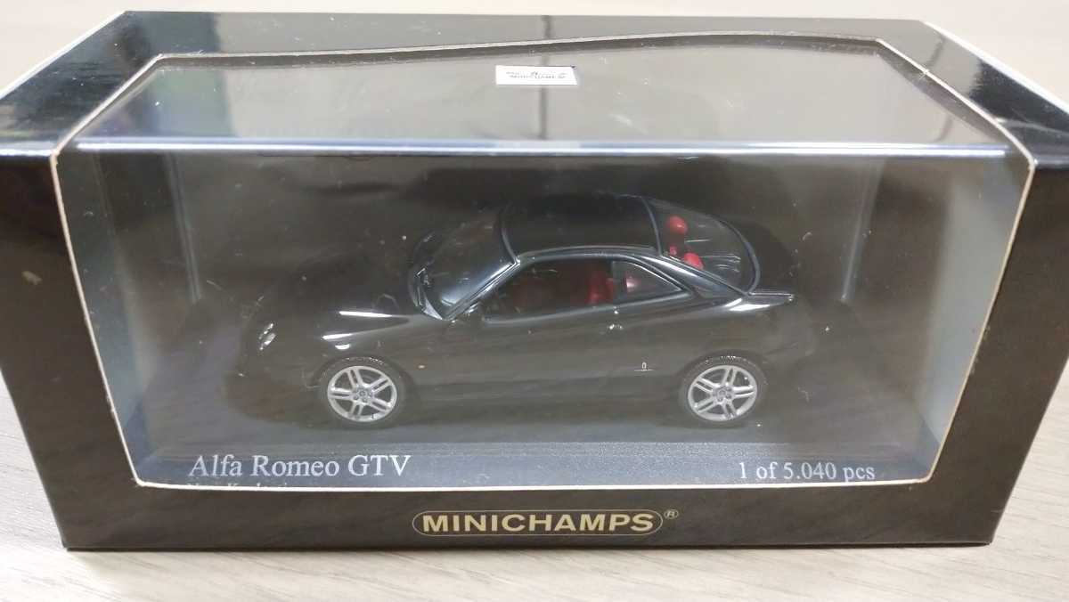 1/43 ミニチャンプス アルファロメオ GTV 黒 MINICHAMPS ALFAROMEO GTV