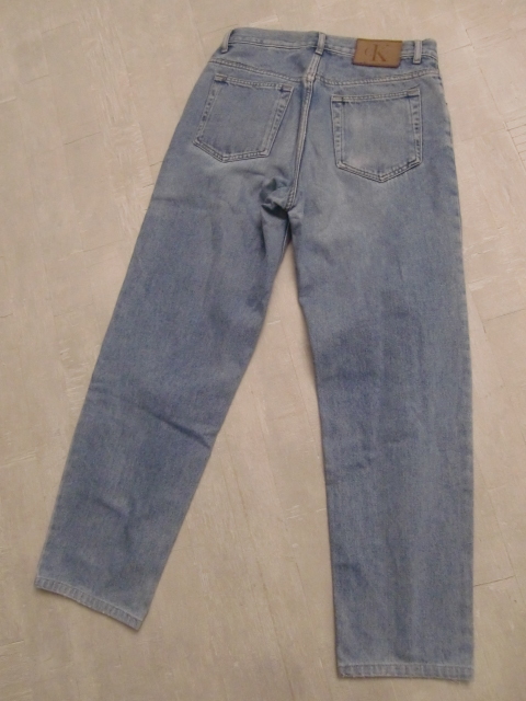 送料無料 80's~90's USA製 VINTAGE Calvin Klein スコービル ジッパー カルバンクライン デニム パンツ 旧タグ ンテージ 80年代 90年代_画像6