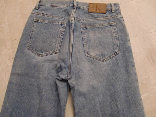 送料無料 80's~90's USA製 VINTAGE Calvin Klein スコービル ジッパー カルバンクライン デニム パンツ 旧タグ ンテージ 80年代 90年代_画像8