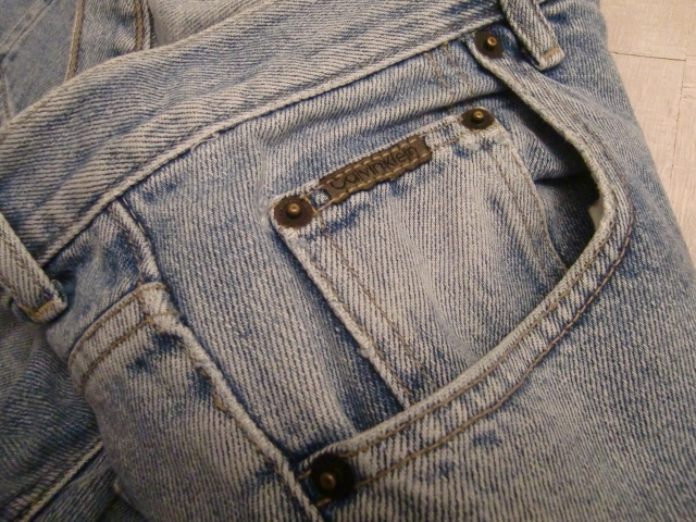 送料無料 80's~90's USA製 VINTAGE Calvin Klein スコービル ジッパー カルバンクライン デニム パンツ 旧タグ ンテージ 80年代 90年代_画像9