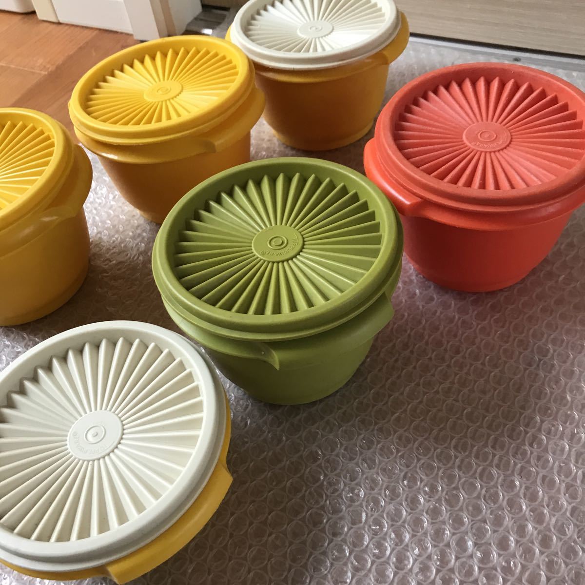 【まとめて6個】タッパーウェア Tupperware ベル ポピー デコレーター ミニ 保存容器