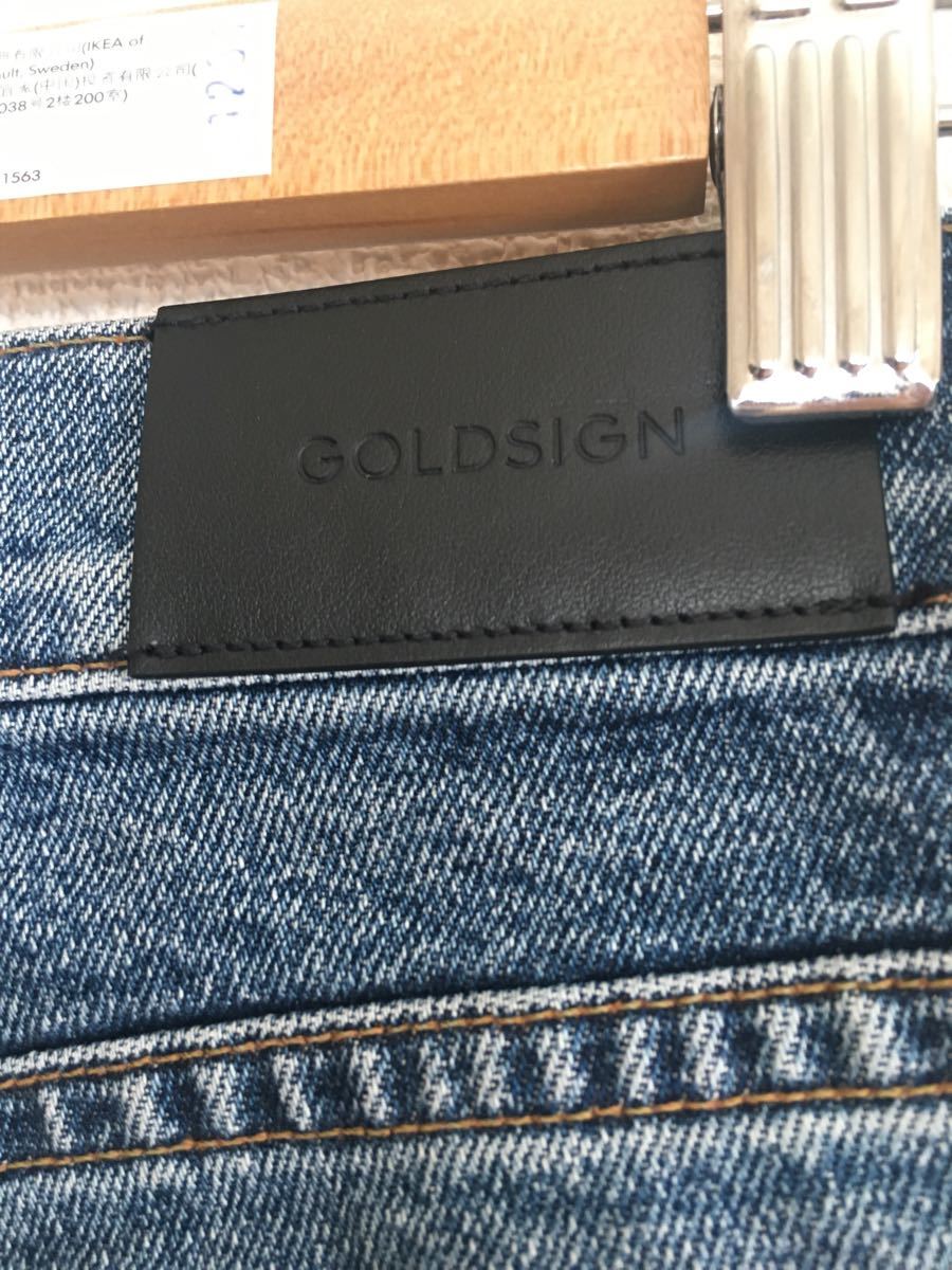 新品！GOLDSIGN the high rise slim jeans