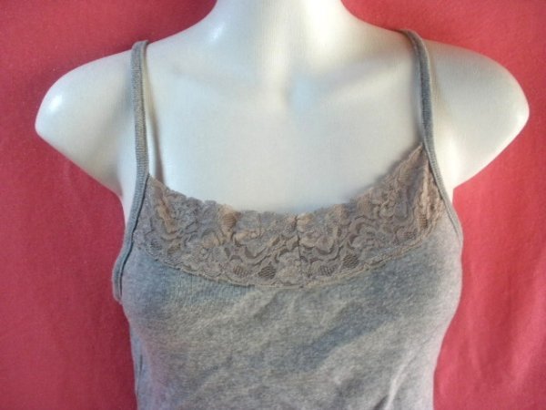 USED camisole size S gray series 