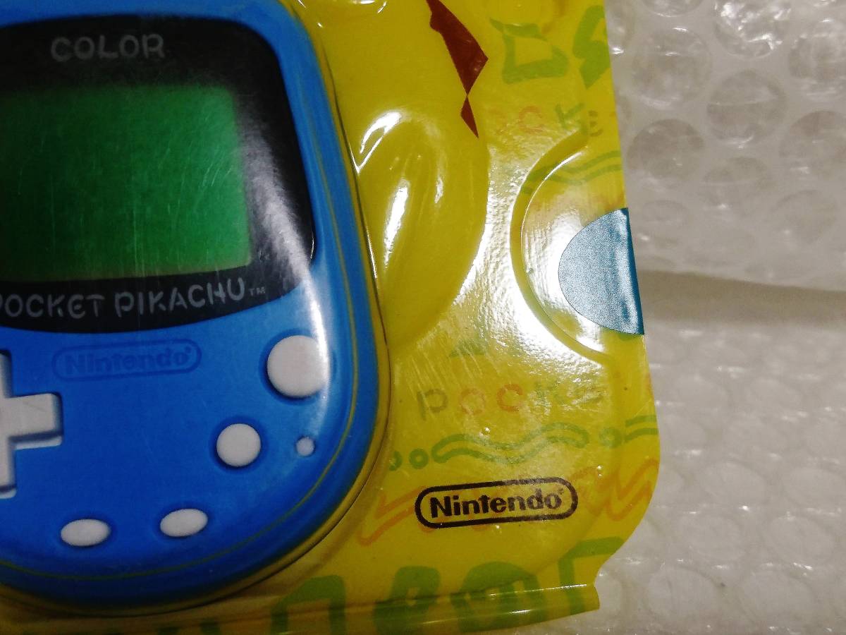  unopened + limited goods + with defect Nintendo pocket Pikachu color gold * silver ..... Italian blue / black CMG-S-IBGJ