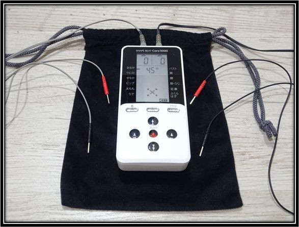 ☆美品 脂肪燃焼 基礎代謝UP 5000Hz中周波 シェイプビート コア5000