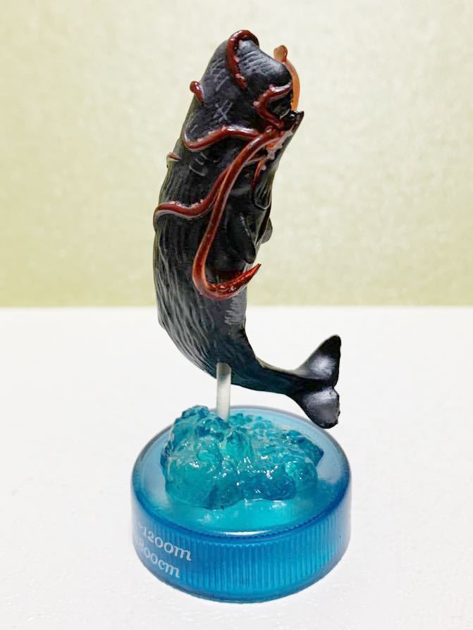  rare rare out of print deep sea living thing 2 figure collection 12 kind together set Secret bottle cap deep sea living thing fish not for sale Kaiyodo 