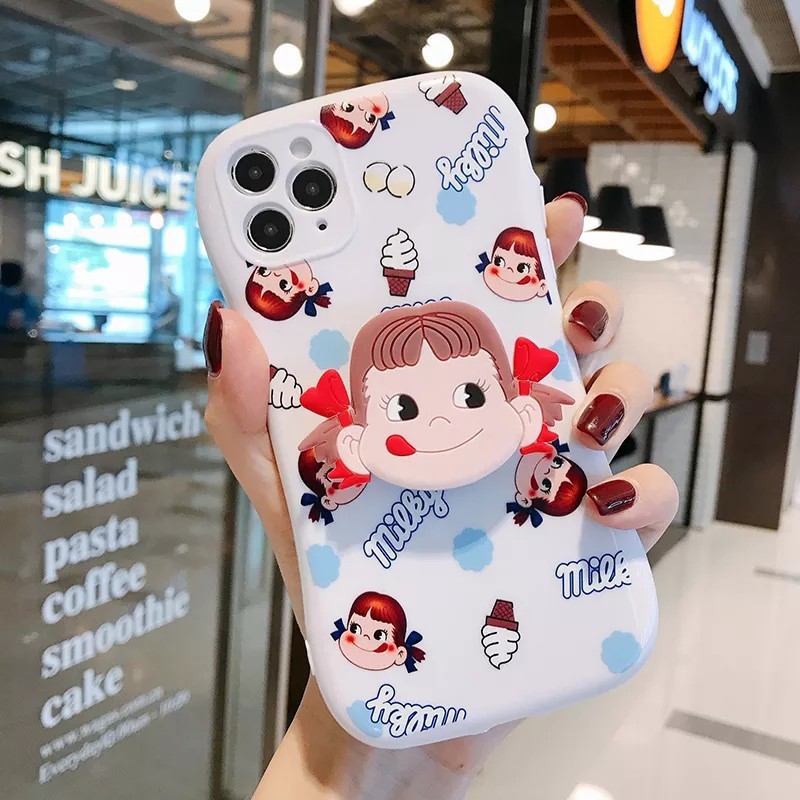 Paypayフリマ Iphone11promax ケース ペコちゃん バンガーリング付き ホワイト 可愛い トレンド オシャレ 大人気 高級感 韓国 Paypayフリマ Iphone11promax ケース ペコちゃん バンガーリング付き ホワイト 可愛い トレンド オシャレ 大人気 高級感 韓国