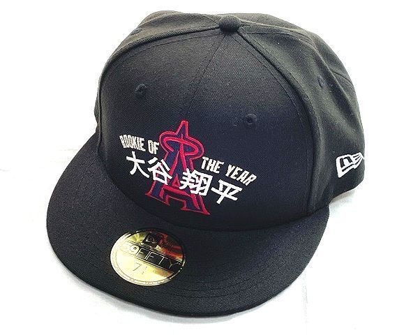 MLB ロサンゼルス・エンゼルス 大谷翔平 ルーキーイヤー NEWERA ニューエラ New Era 59F キャップ 帽子 ブラック 71/4 57.7cm [a1-0013]