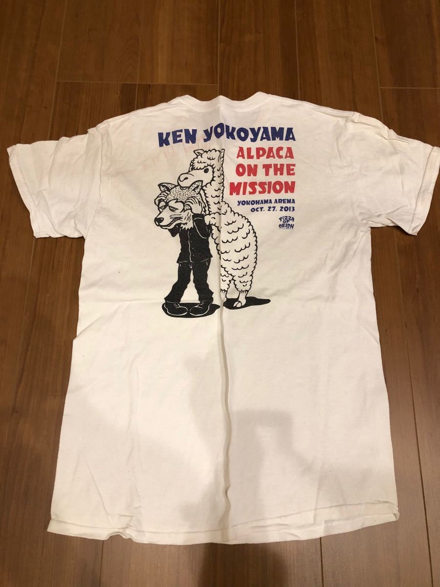 ken yokoyama マンウィズ 健 MAN WITH A MISSION Tシャツ Ｍ　白