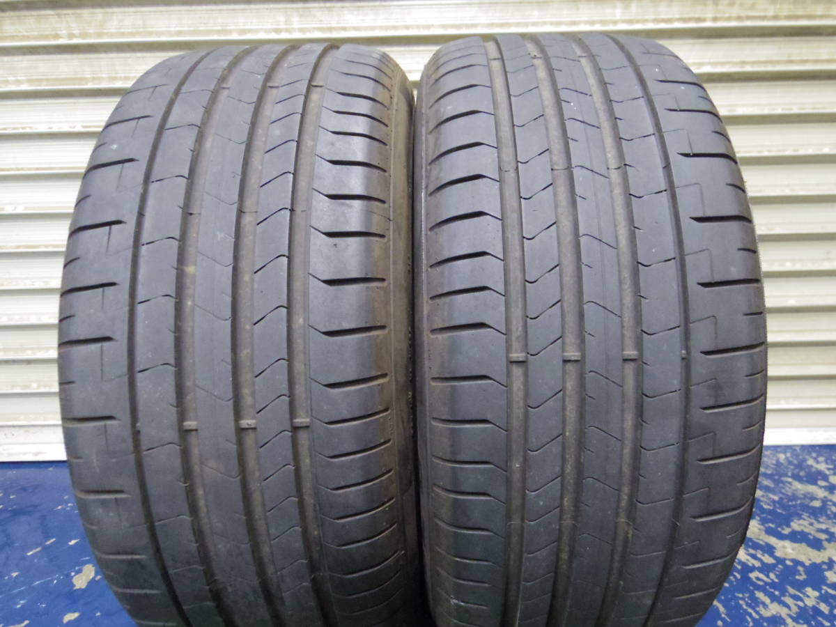 ピレリ　P ZERO PZ4 225/45R18中古2本バリ山_画像1