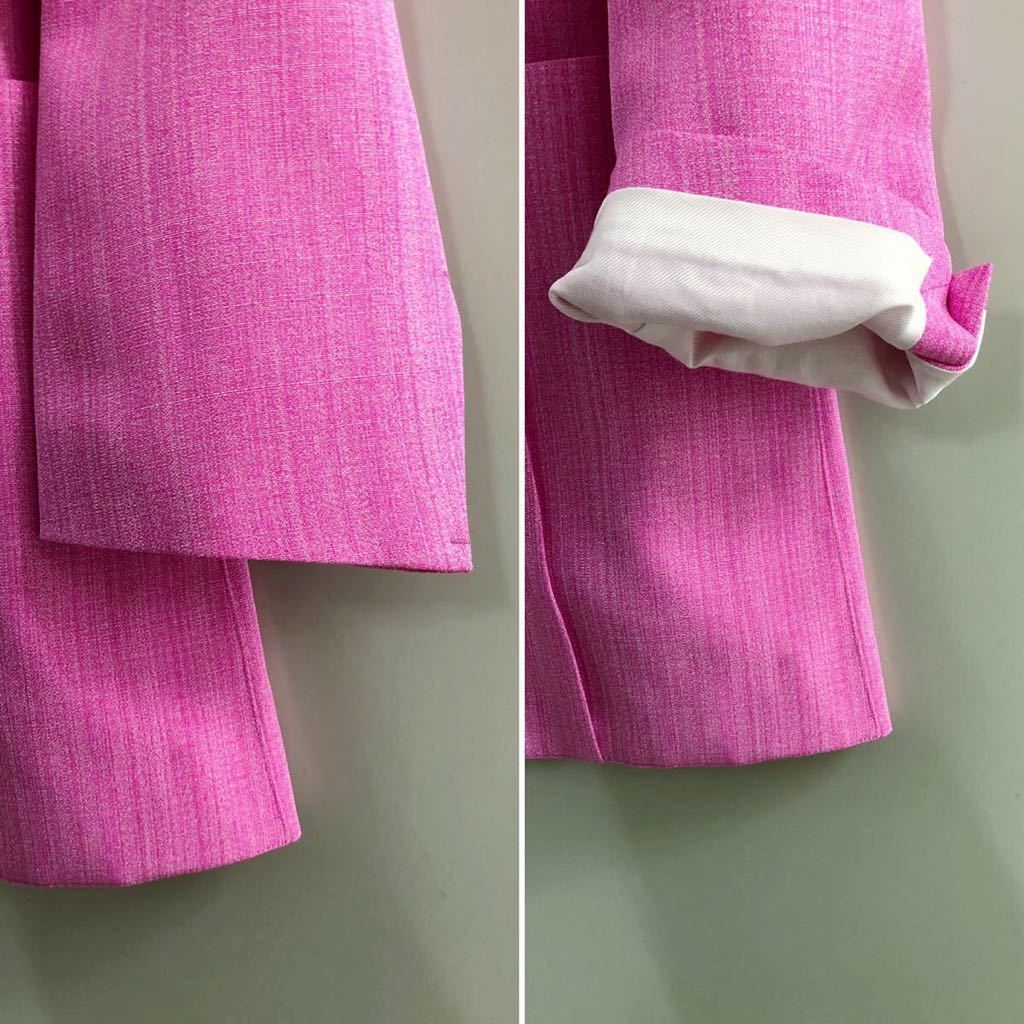 JACQUEMUS》ジャックムス ネオンpinkレーヨン×シルク オーバー JACQUEMUS》ジャックムス ネオンpinkレーヨン×シルク オーバー