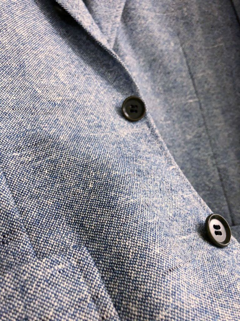 RING JACKET◇Sartoria Ring/3Bスーツ/48/ウール/NVY/ストライプ