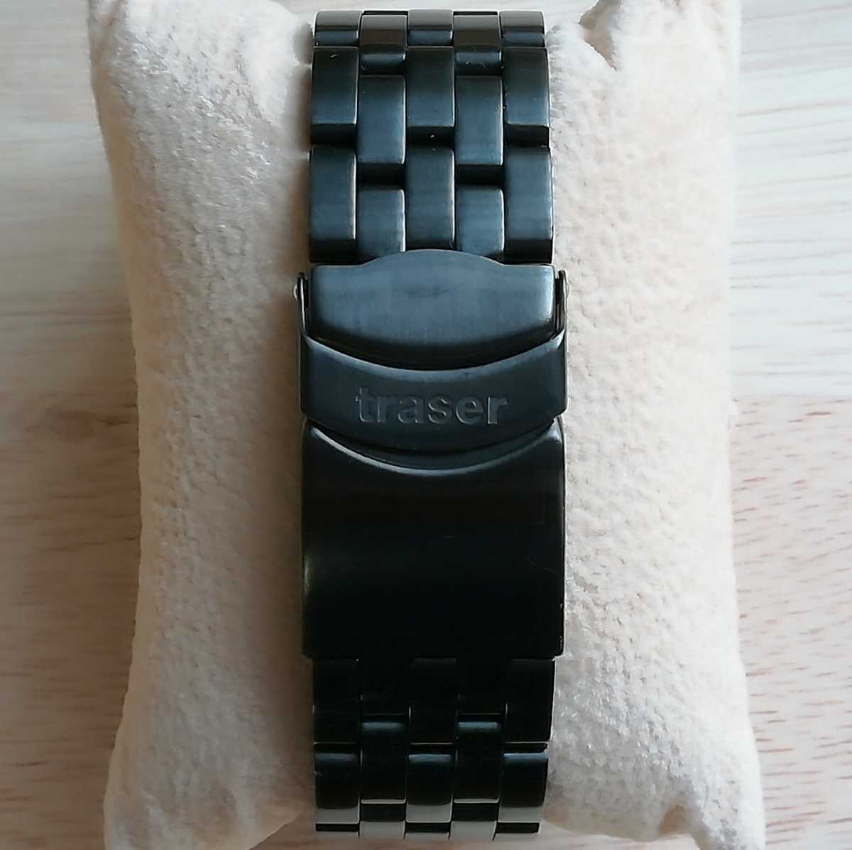 traser H3 ブラックPVD クラシック クロノグラフ ビッグデイト 検 ルミノックス マラソン ハミルトン スピリッツ ミリタリー メンズ腕時計